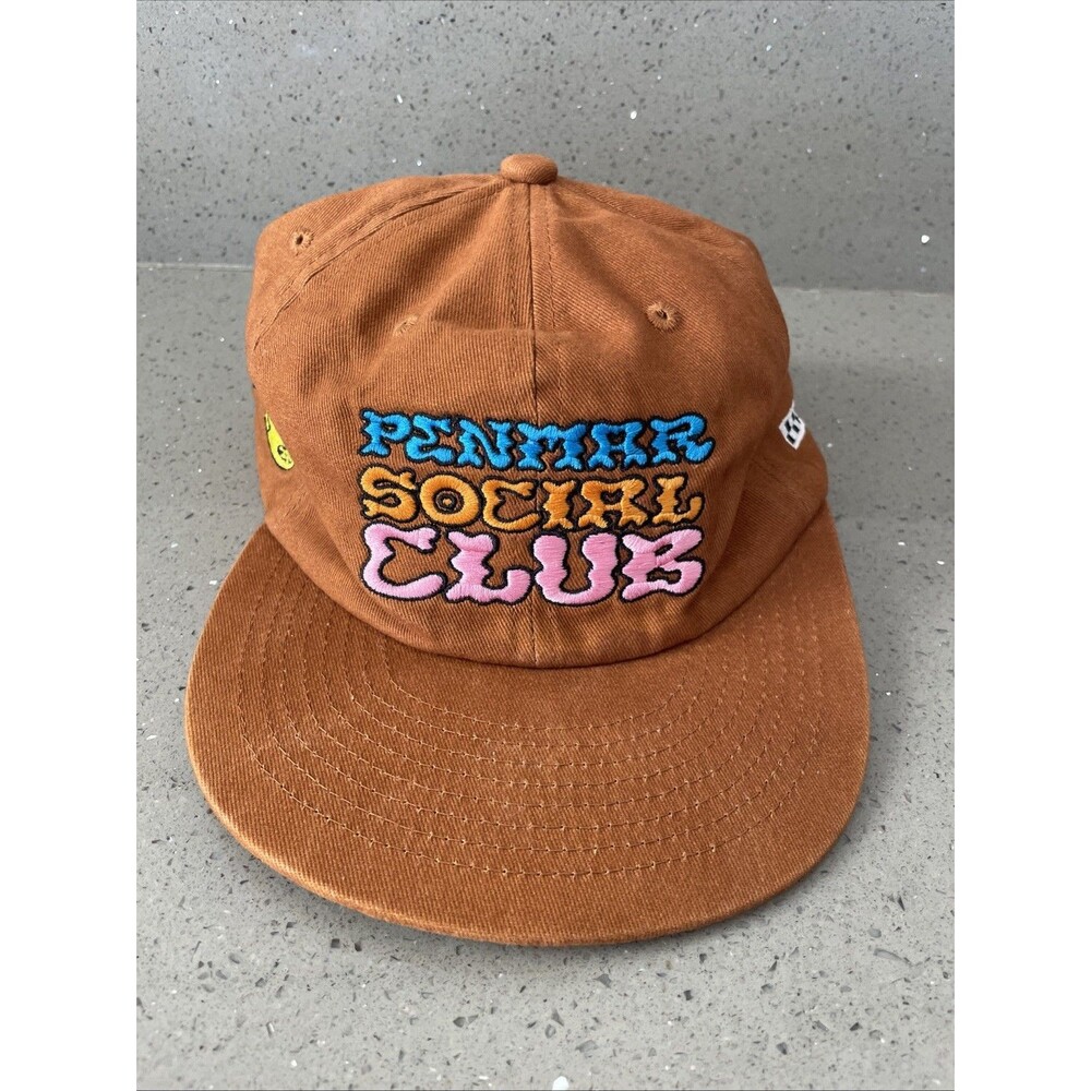 Penmar Social Club Hat Weld MFG Cap Baseball hat brown adjustable
